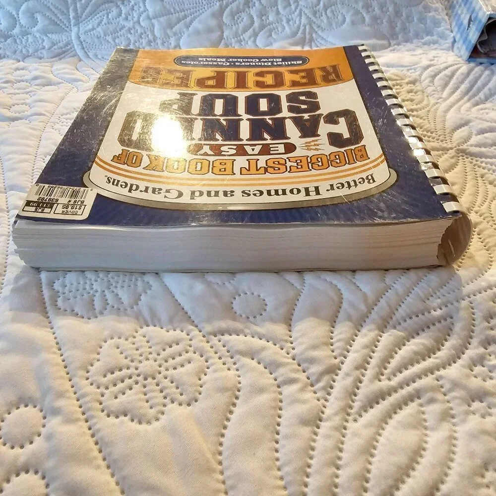 Better Homes & Gardens Biggest Book Of Easy Canned Soup Recipes Cookbook Vintage